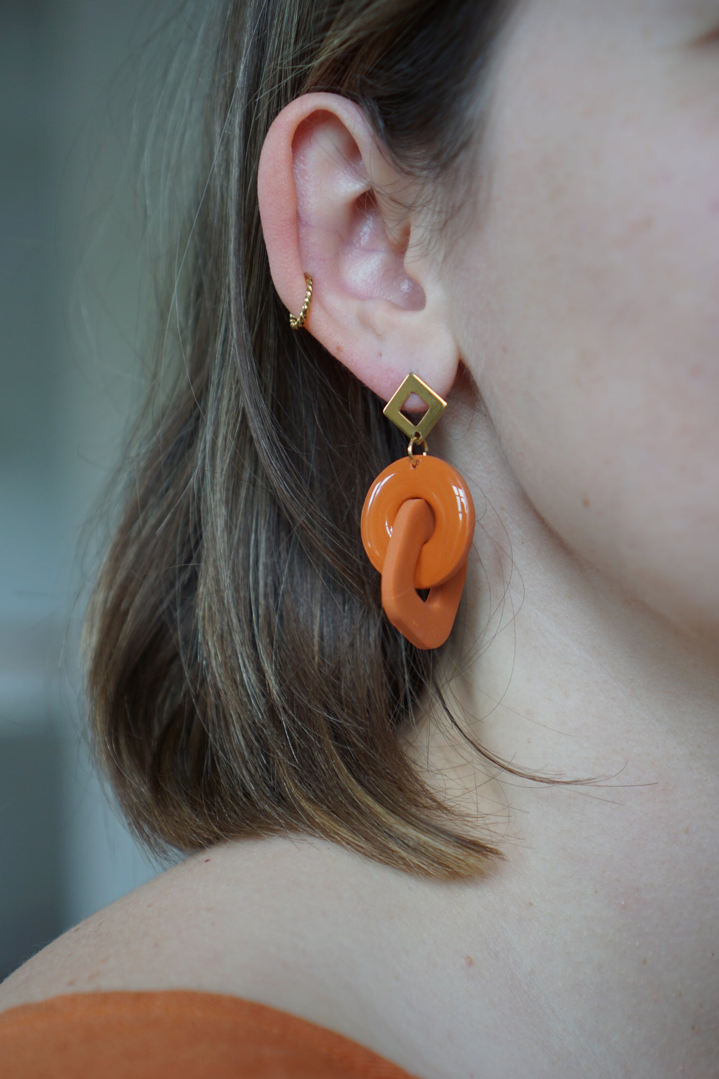 Orange 3D hangers