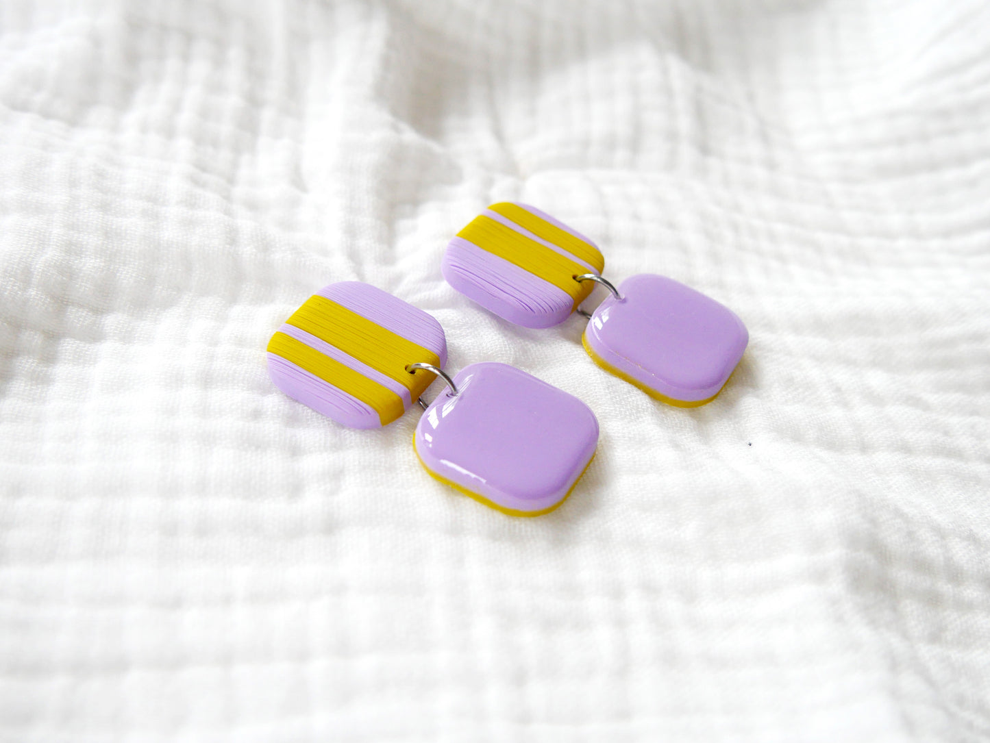 Lilac striped candies