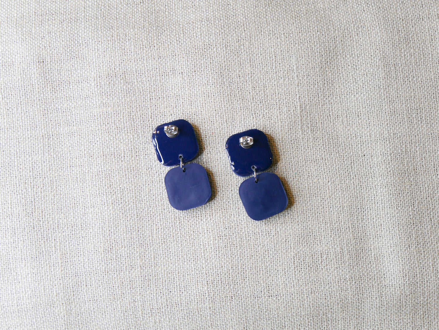 Dark blue striped candies