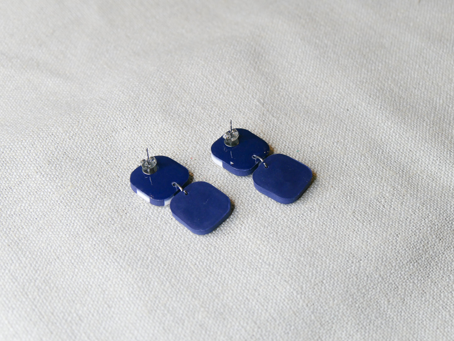 Dark blue striped candies