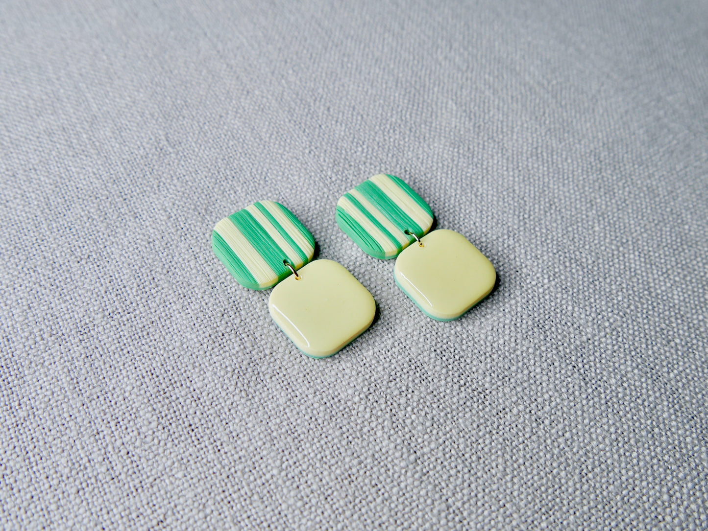 Butter yellow striped candies