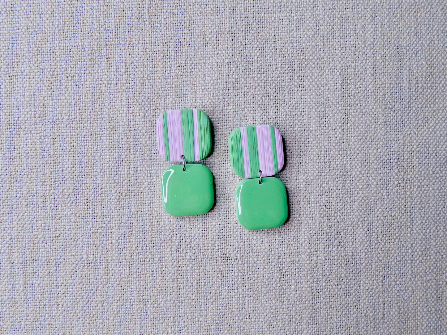 Green striped candies