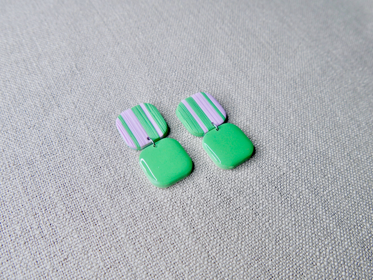 Green striped candies