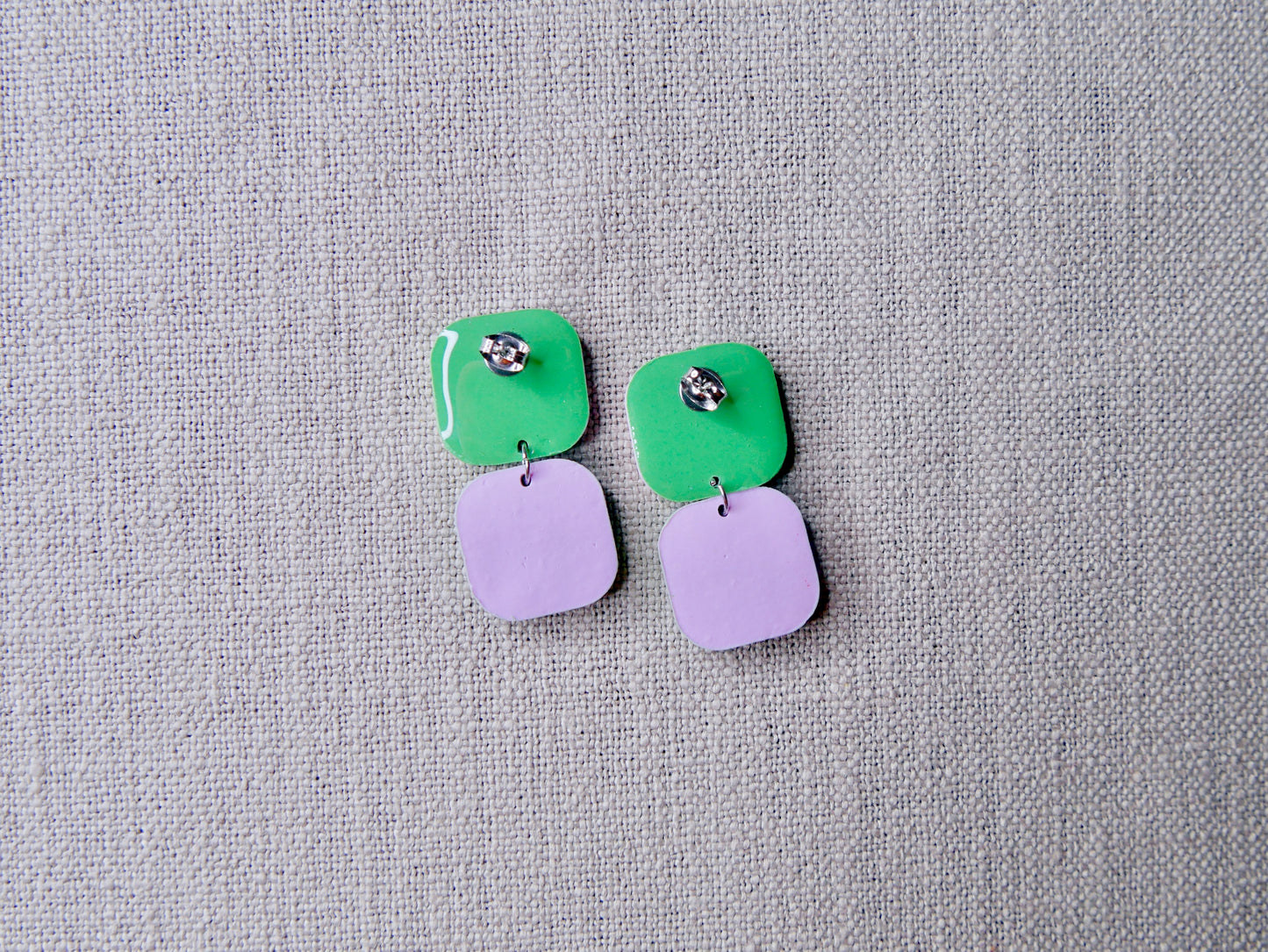 Green striped candies