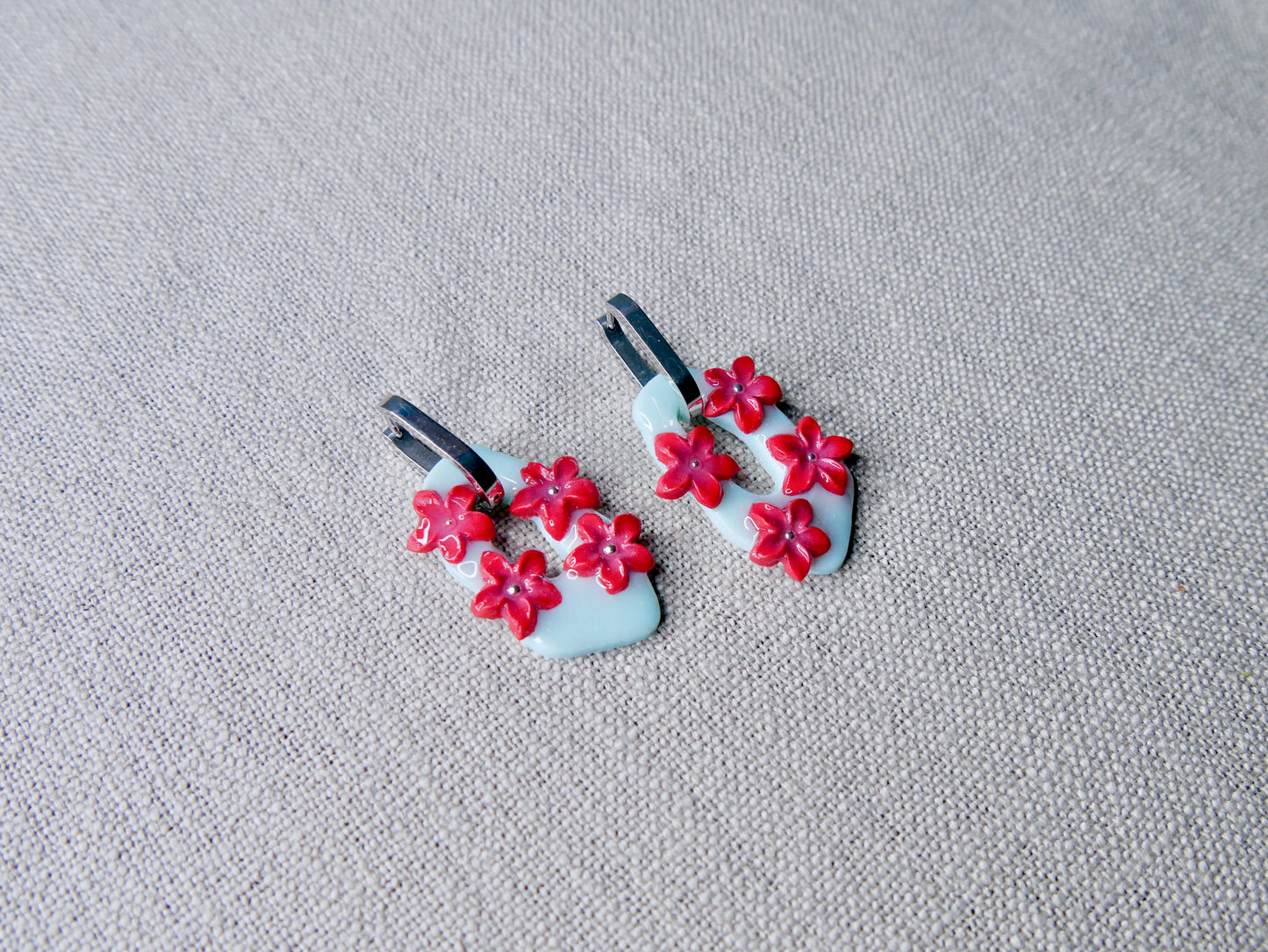 Mint floral hanger