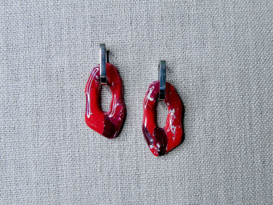 Red-silver hanger