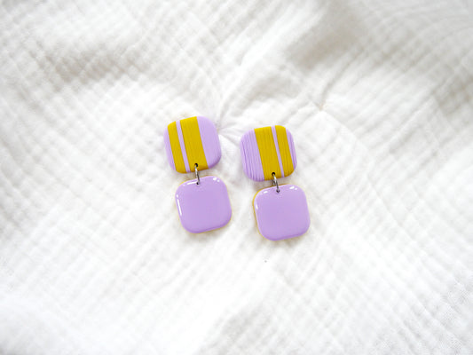 Lilac striped candies