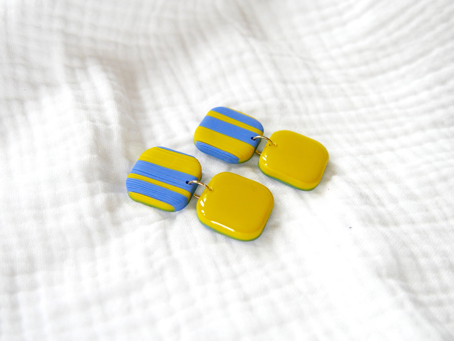 Blue striped candies