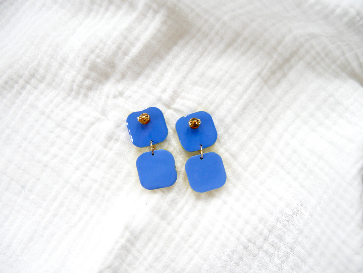 Blue striped candies