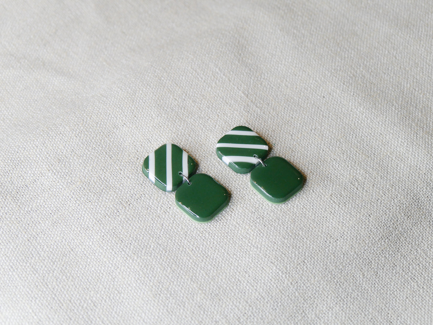 Green striped candies