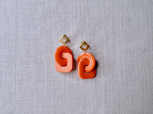 Orange 3D hangers